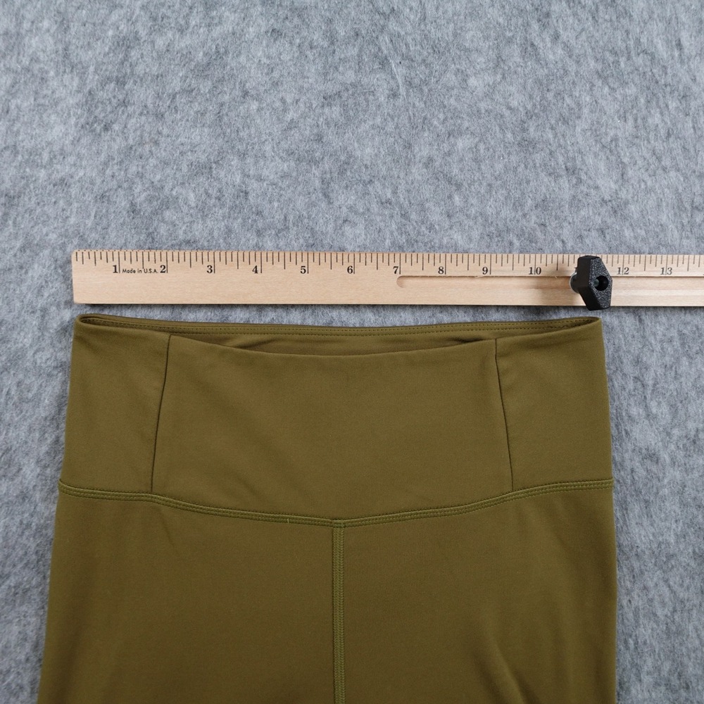 Girlfriend Collective Shorts Women Small Green High Rise Bike Compressive Eco 8" - Picture 5 of 10